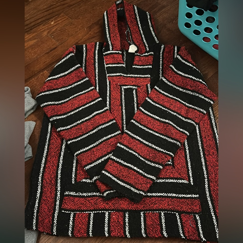 Red and Black Baja Hoodie